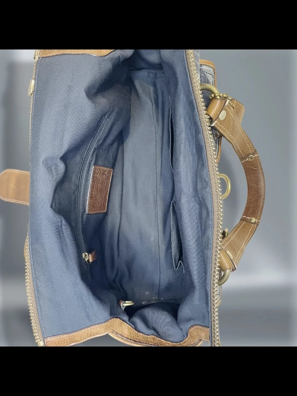 Coach Denim Mandy Legacy Handbag